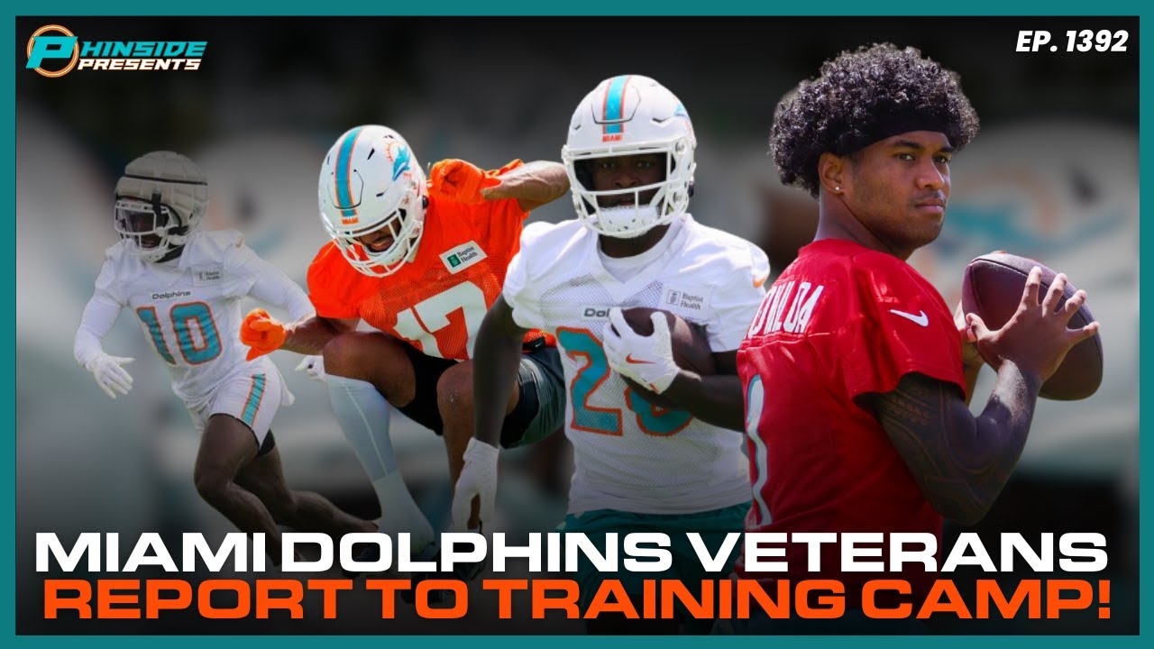 Miami Dolphins Sign Daniel Brunskill & Veterans Report To Training Camp!