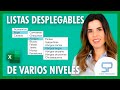 Excel | Listas desplegables de varios niveles en Excel ✅