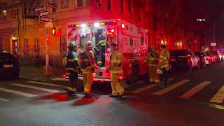 Firefighters Injured in 5th Alarm Madison St. Fire - Queens 