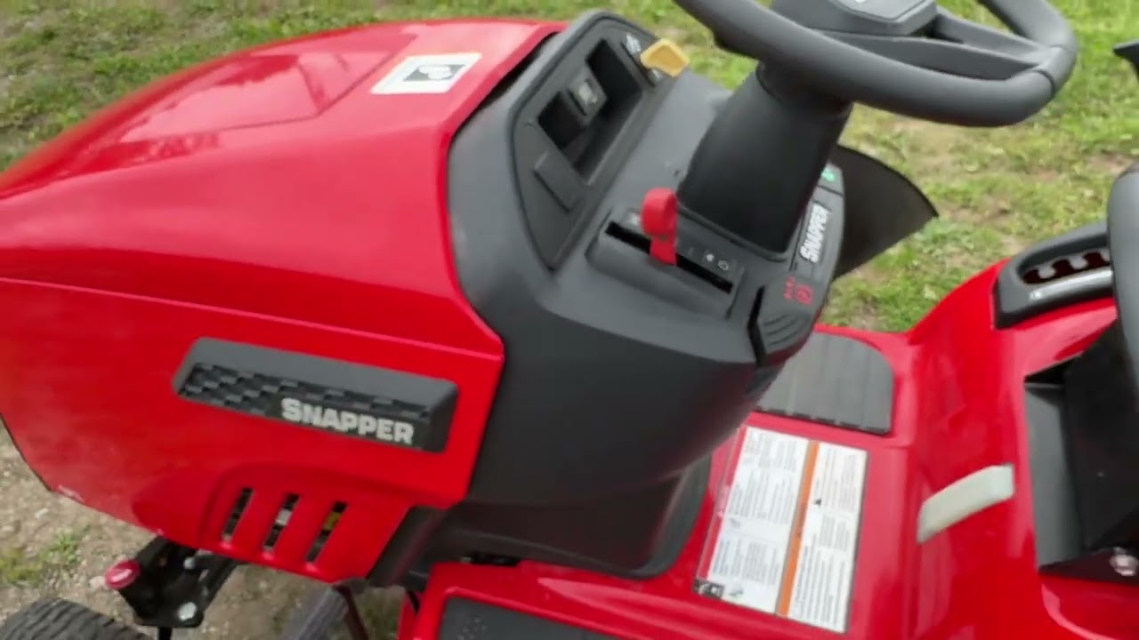 Snapper SPX 25hp riding lawnmower walk around 