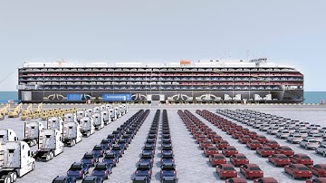 How Ro-Ro Ships Transport Cars Across the Ocean