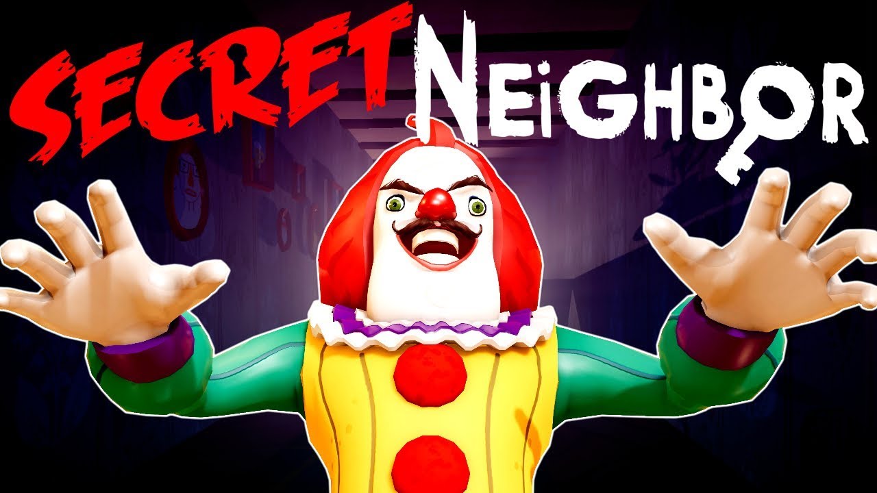 THE NEIGHBOR TURNED INTO AN EVIL CLOWN!