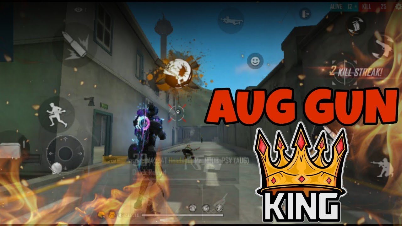 AUG GUN KING || AUG gun new skin game play || - YouTube