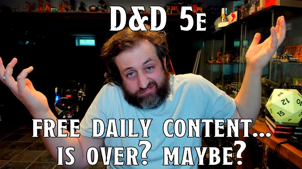 Free Daily D&D Content...Is Over? | Nerd Immersion
