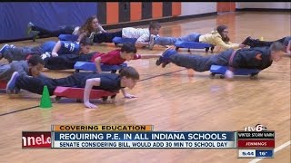 Proposed bill would add P.E., 30 mins. to each school day
