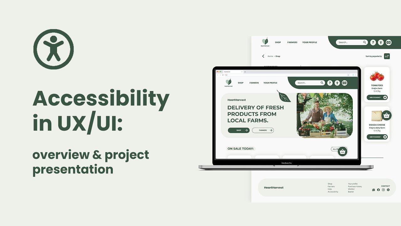 Accessibility in UX/UI: overview & thesis project presentation 🌿 - YouTube