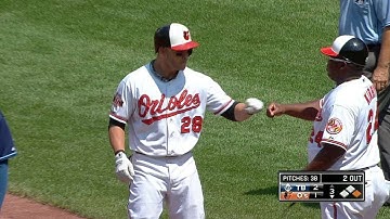 TB@BAL: Pearce singles in the Orioles