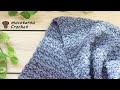 グラデーションが可愛い感じのひざ掛け編みました。かぎ針編み編み方 100均毛糸