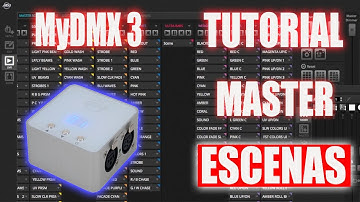 ADJ MyDMX 3.0 :Tutorial Master escenas