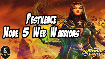 Pestilence Scourge - Node 5 Web Warriors - Preparation Will Save You Hours - Marvel Strike Force