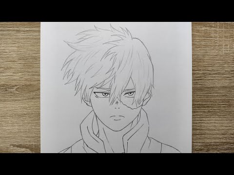 كيف ترسم تودوروكي خطوة بخطوة من بوكو نو هيرو رسم شخصية تودوروكي