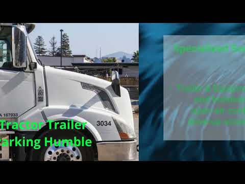 ⁣Tripoint Storage Lot LLC - Best Tractor Trailer Parking in Humble, TX