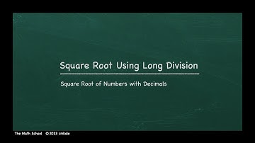 Method to Find Square Roots of Decimal Numbers (Imperfect Squares)