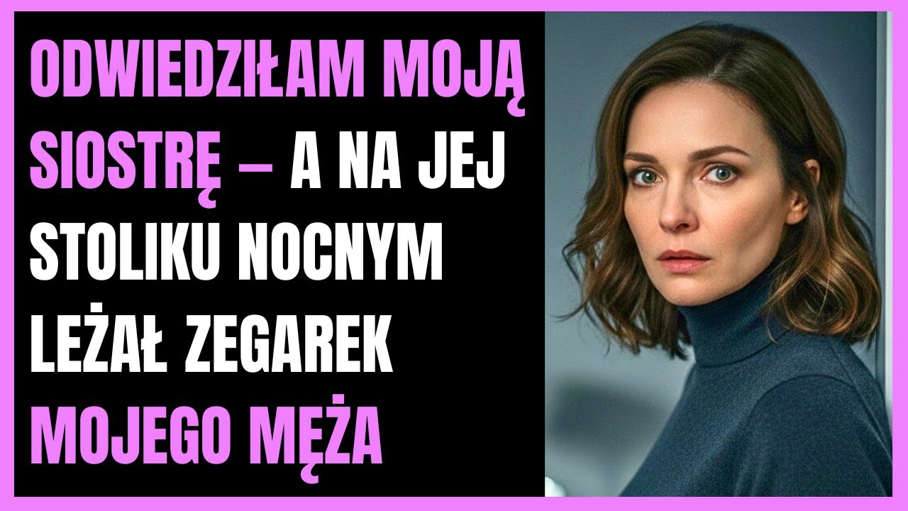 Odwiedziłam moją siostrę — a na jej stoliku nocnym leżał zegarek mojego męża