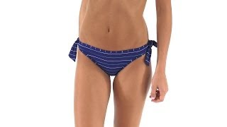 Tommy Bahama Skipper Stripe Reversible Tie Side Hipster Bottom | SwimOutlet.com