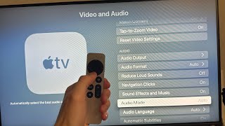 Apple TV: How to Change Audio Mode Tutorial! (For Beginners)