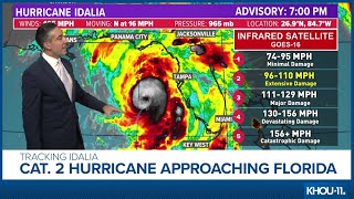 Tropical update: Hurricane Idalia intensifies as it edges closer to Florida