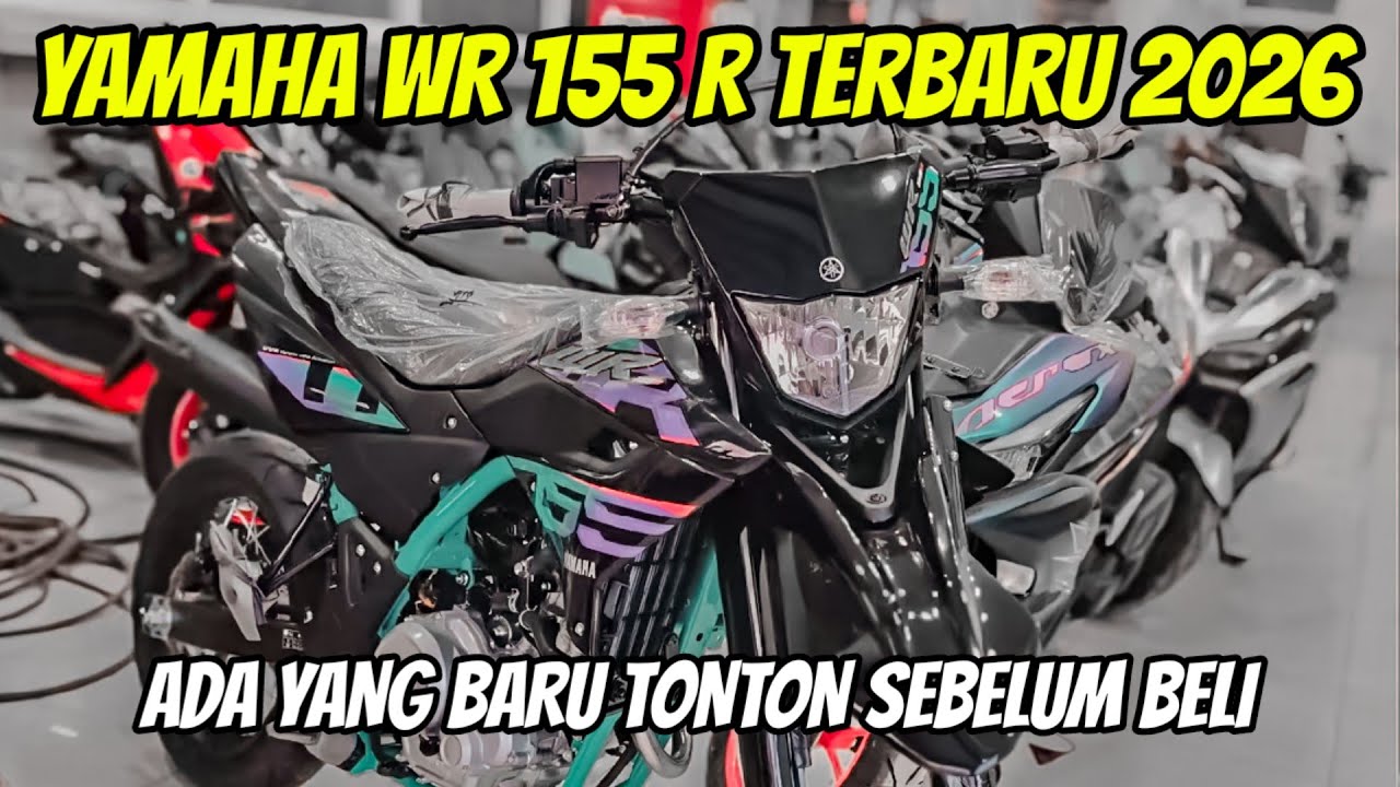TANTANG KLX & CRF 🔥 YAMAHA WR 155 R TERBARU 2026 DESAIN BARU