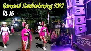 Karnaval Sumberbening 2023.Penampilan Rt 15 bersama Sound RCF.HUT RI 78.Hidup di desa.Hiburan desa