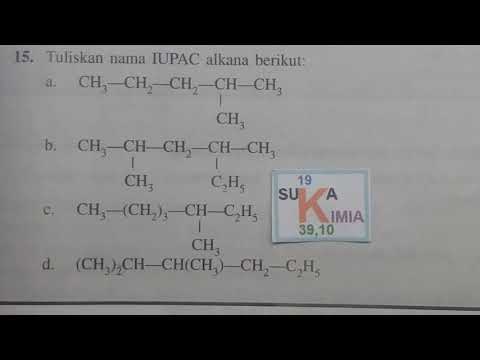 Video: Bagaimanakah anda memberi nama Iupac kepada alkana?