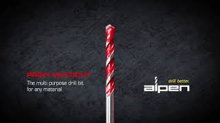 ALPEN Profi Multicut Tungsten Carbide Drill Bits