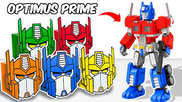 LEGO Transformers: Unboxing Every Version of Optimus Prime | FUNZ Bricks