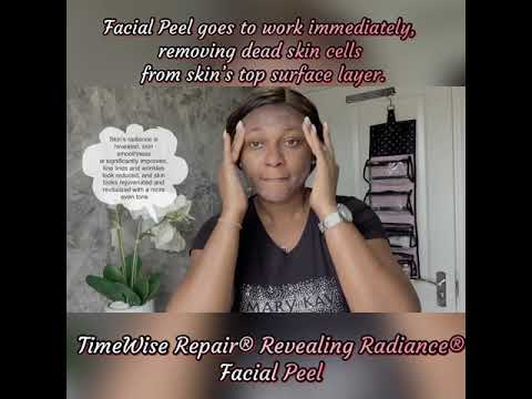 Daily skincare routine using Mary Kay TimeWise Repair Volu-Firm Set.