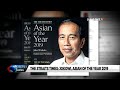 Presiden joko widodo dinobatkan sebagai asian of the year 2019