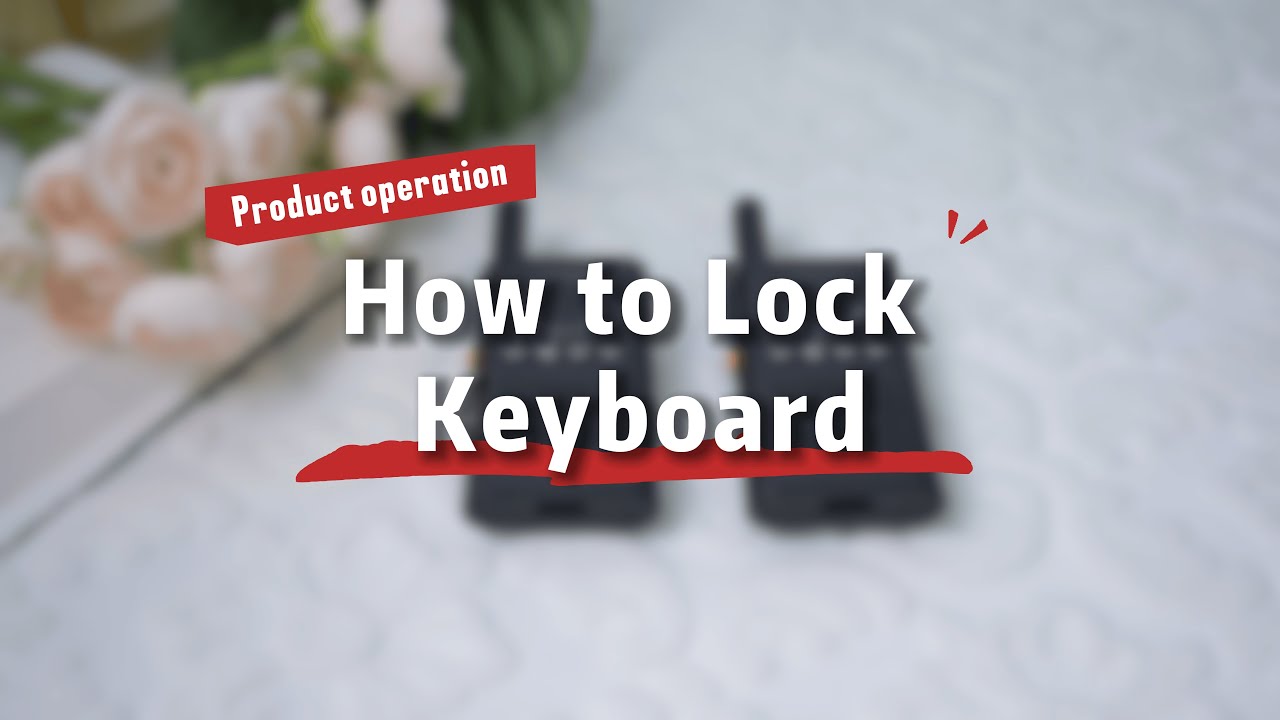 ChunHee WT42 Lock Button Tutorial | Prevent Accidental Touch with Key Lock Mode