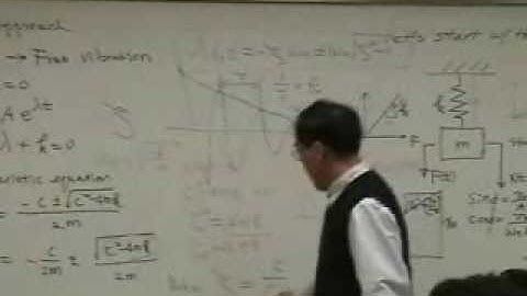 [Lecture 2-7: Introduction to Vibration] Mechanical Vibration by Prof. Yang-Hann Kim at KAIST