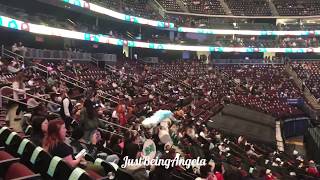 BTS in Newark | Fire MV Playing Before The Concert | Day 1