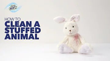 How do you clean stuffed animals with OxiClean?