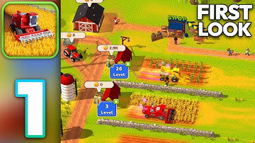 Idle Farm: Harvest Empire - Walkthrough Gameplay Part 1 - Tutorial (iOS, Android)