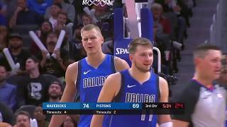 Kristaps Porzingis Mavericks Debut With Luka Doncic Full Highlights