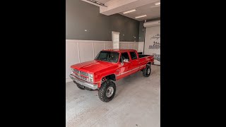 Crew cab 3+3 classic square body Lifted rare MONSTER beast of a truck