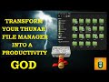 Thunar custom actions  productivityautomation and more