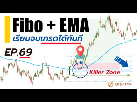 EP.69 🟢 "Fibo + EMA เรียนจบเทรดได้ทันที !!!" I Sharingtrade Co.,Ltd