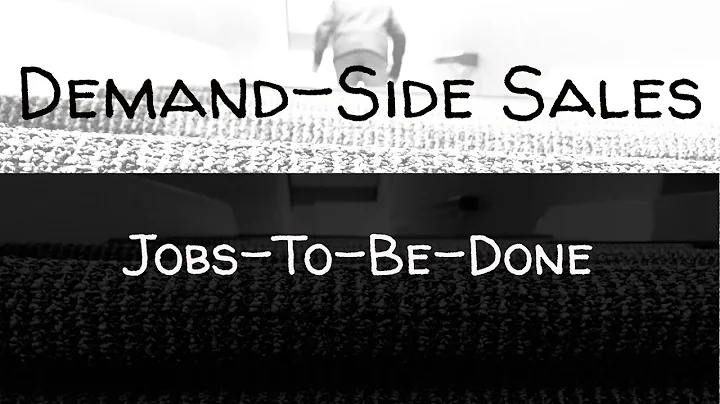 Introduction to JOBS-TO-BE-DONE with Bob Moesta