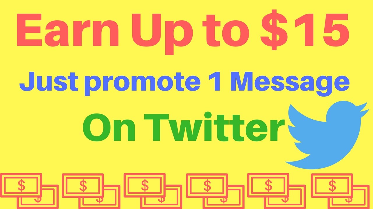 ways to make money online twitter