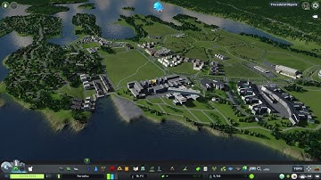 Cities: Skylines - Fornebu - 4.5 Overview with user interface