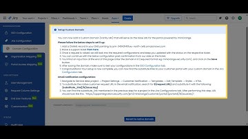 Configure Custom Domain for JSM | Personalize Your Customer Portal