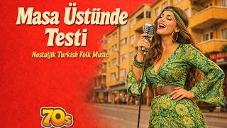 Masa Üstünde Testi̇ 🎙️ Nostaljik 70S Folk Cover Turkish Folk 