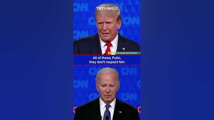 Biden and Trump argue over World War III
