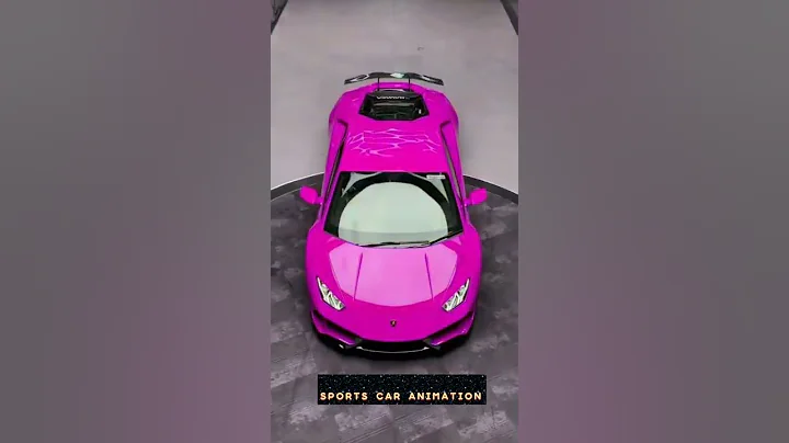 NEW LAMBORGHINI IN DIFFERENT COLOURS/SPORTS CAR ANIMATION/#SHORT/#shorts.