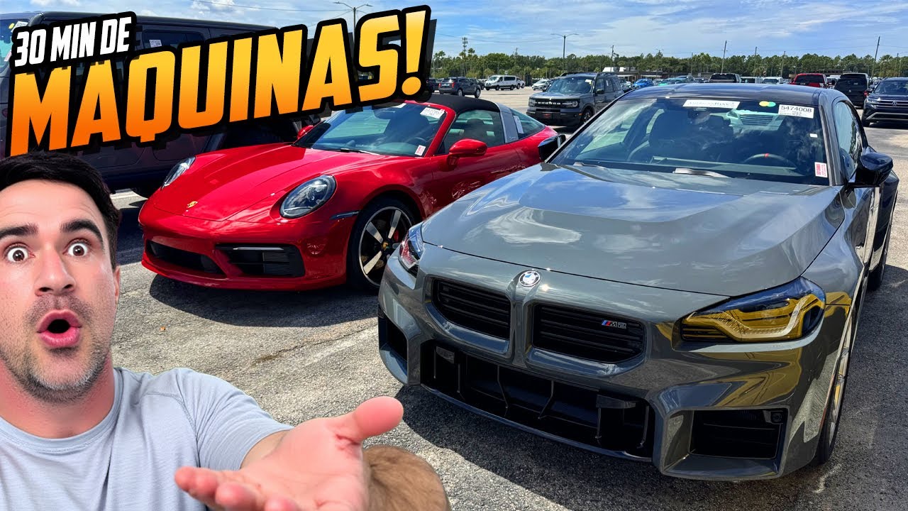 MAIS de 30 MINUTOS DE PURO LUXO e POTÊNCIA 🏎️ Carros no Leilão USA