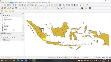 Cara Memotong Peta Administratif Provinsi Lampung