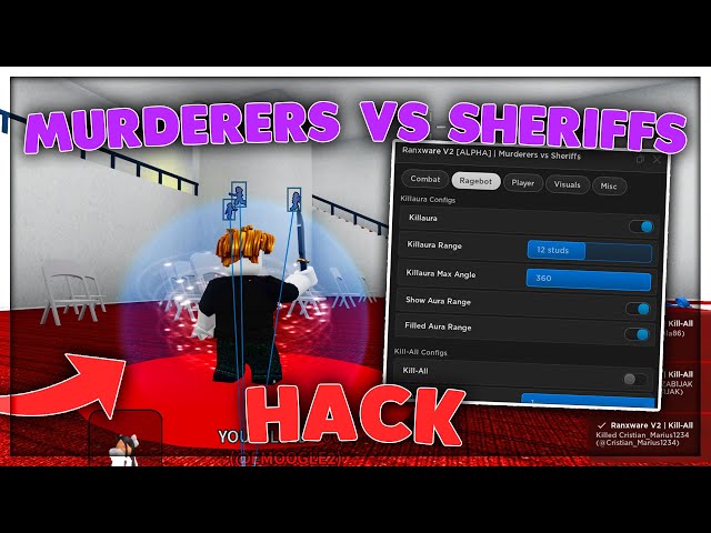 Murderers vs Sheriffs script on profile #murderersvssheriffs #roblox #