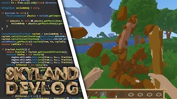 Skyland Devlog #10 - Cave Worms, Building & Chat
