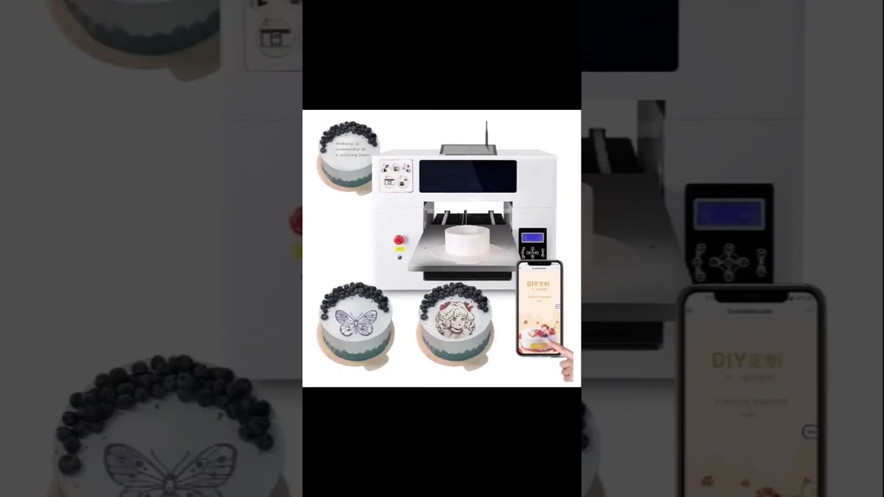 Food Printer Cake Printer for coffee macarons... WhatsApp+8613530703257 