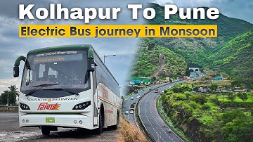 Kolhapur to Pune in Msrtc Electric bus